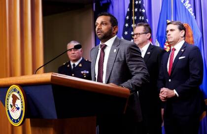 El director del FBI, Kash Patel (Archivo)