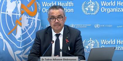 El director general de la OMS, Tedros Adhanom