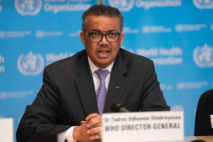 El director general de la Organización Mundial de la Salud (OMS), Tedros Adhanom Ghebreyesus