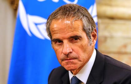 El director general del Organismo Internacional de Energía Atómica (OIEA), Rafael Grossi