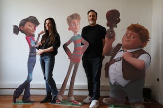 Son pareja en la vida real e hicieron juntos la película animada con proyección internacional