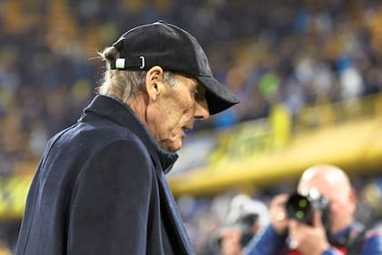 El director técnico de Boca, Miguel Ángel Russo