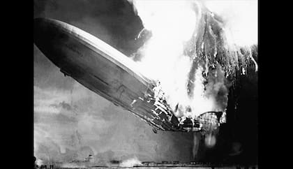 El dirigible se estrelló en Nueva Jersey, Estados Unidos