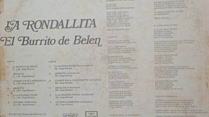 El disco de La Rondallita incluía otras canciones compuestas por el maestro Hugo Blanco