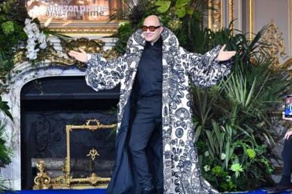 El diseñador de Ecomoda brilló en la pasarela (Foto AFP)