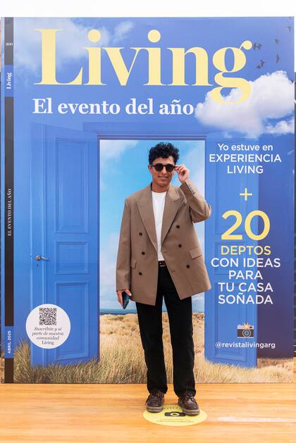 El diseñador Rob Ortiz, participante de Experiencia Living 2024, no se quiso perder esta nueva edición.