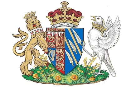 El diseño "personal y representativo" del escudo de armas incluye una corona especial, así como otros elementos simbólicos que reflejan el origen estadounidense de Meghan