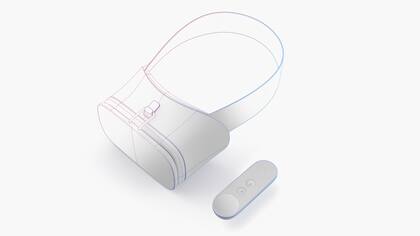 El diseño base de los anteojos de realidad virtual y de su control remoto