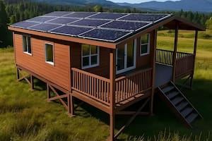 Está en Amazon por menos de US$11 mil: la casa prefabricada que promete reducir el costo de la factura de luz