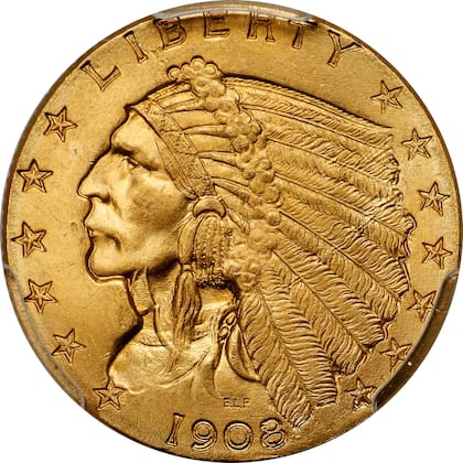 El diseño de la moneda es característico por representar a un jefe nativo americano