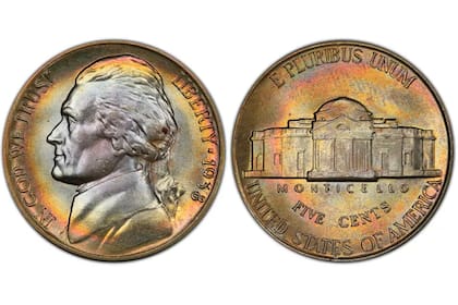 El diseño de la moneda valiosa cuenta con un retrato de Thomas Jefferson, el tercer presidente de Estados Unidos
