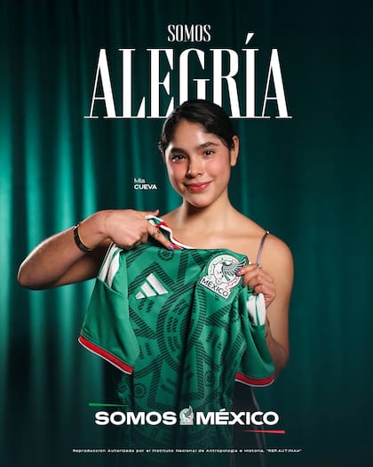 El diseño de la nueva camiseta de la Selección Mexicana será usado durante el Mundial 2026 (Facebook/Selección Nacional de México)