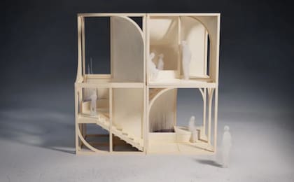 El diseño de Tjeldflaat mira hacia una época posterior a la pandemia en la que la interacción social más informal y espontánea sea un nuevo tipo de amenidad que la gente buscará en sus diseños de viviendas.