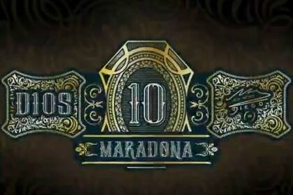 El diseño del logo de la marca de cigarros que fue difundido hace unas semanas y que llevaría el apellido del astro del fútbol