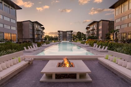 El diseño del lugar es contemporáneo.