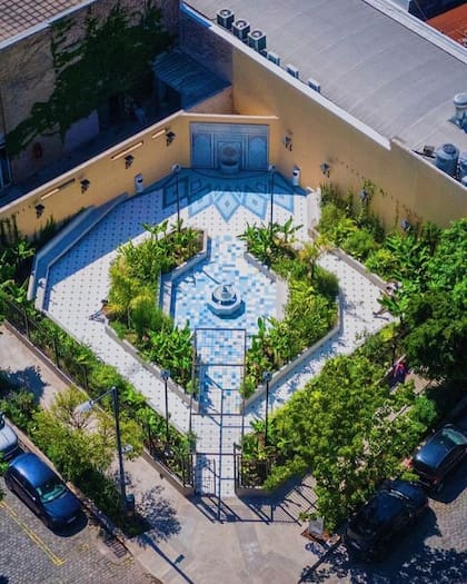 El diseño del nuevo espacio, un trabajo en conjunto entre la Comuna 14 (Palermo) y el Reino de Marruecos