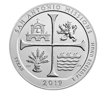 El diseño es en homenaje al Parque Histórico Nacional de las Misiones de San Antonio