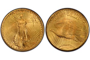“Saint-Gaudens Double Eagle”: la marca que hace que esta moneda se venda por US$336 mil