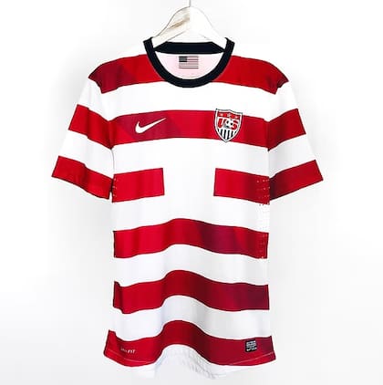 El diseño Waldo fue usado por la USMNT en la Copa Oro 2013, cuando se coronó campeón (thefootballboutique.com)