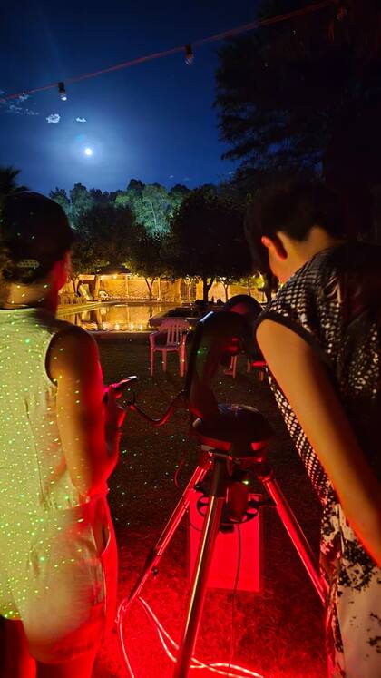 El disfrute y el aprendizaje son la base del astroturismo (Foto: Gentileza Claudio Martínez)