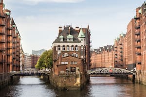 El distrito histórico de Speicherstadt es Patrimonio Mundial de la Humanidad.