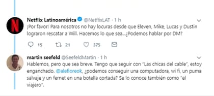 El divertido ida y vuelta entre la cuenta de Netflix Latam y los actores de Los Simuladores