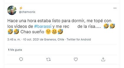 El divertido tuit hacia Darío Barassi de un en Twitter