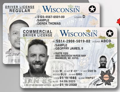El DMV de Wisconsin trabajó con CBN Secure Technologies Inc. para diseñar e integrar la tarjeta nueva