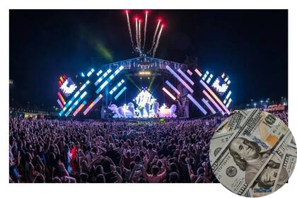 El dólar Coldplay es la divisa diferencial para el pago de artistas del exterior que vienen al país.