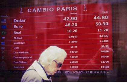 El dólar en la city porteña