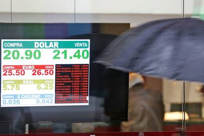 El dólar en la city porteña