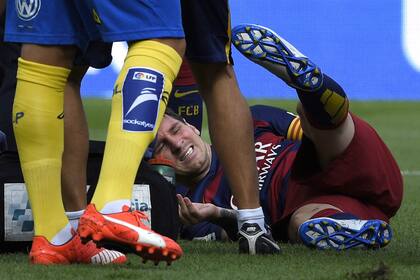 El dolor de Messi