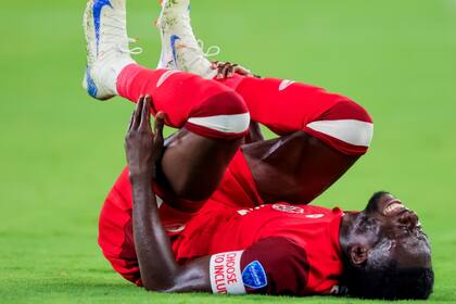 El dolor de Alphonso Davies, que estará inactivo por un tiempo prolongado