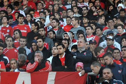 La frustración de los hinchas de Independiente