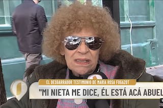 María Rosa Fugazot habló por primera vez de la muerte de su hijo, René Bertrand y contó el emotivo gesto de sus nietas