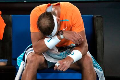 El dolor de Rafael Nadal durante el Abierto de Australia, el último torneo en el que participó