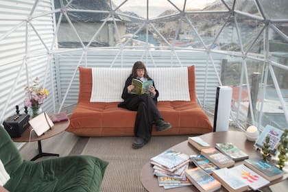 El domo del último piso es el lugar para una pausa al final de la tarde