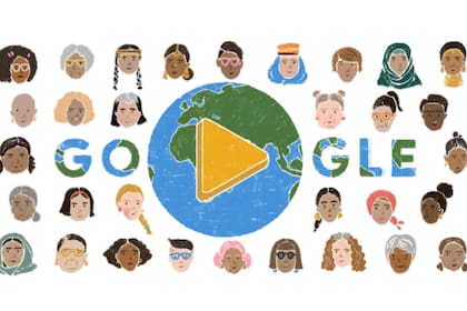 El doodle de Google del 8 de marzo, Día de la Mujer