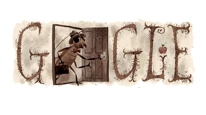 El doodle de Google, en homenaje al escritor checo
