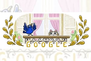 El doodle de Google por la disciplina de gimnasia artística en los Juegos Olímpicos 2024