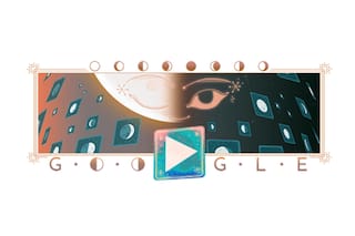 Google celebra la salida de la media luna de mayo