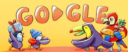 El doodle diseñado para esta Navidad