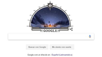 El Doodle en honor a Roald Amundsen