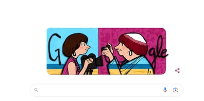 El doodle que Google le dedicó a Agnès Varda (Foto: Captura de video)