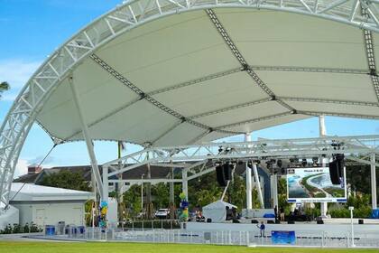 El Doral Central Park cuenta con un anfiteatro para realizar distintos eventos