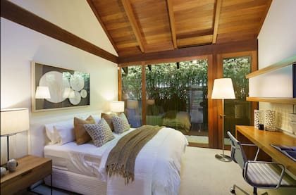 El dormitorio de la mansión comprada por el CEO de AstraZeneca