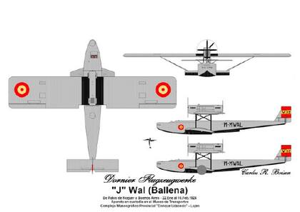 El Dornier Do J Wal (más conocido simplemente como Dornier Wal) era un hidroavión alemán de los años 20, diseñado para operar en mar abierto y en largas distancias.