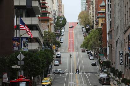 El downtown de San Francisco, en California, otro de los estados con mayor cantidad de hispanohablantes en EE.UU.