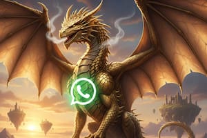 Cómo activar el “modo dragón dorado” de WhatsApp