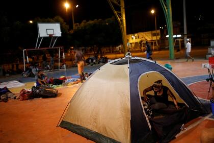 El drama del éxodo, en un campamento improvisado en Cúcuta, Colombia